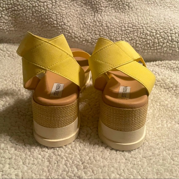 Steve Madden JKIMMIE YELLOW Size 9.5 Excellent Condition! - Picture 6 of 6